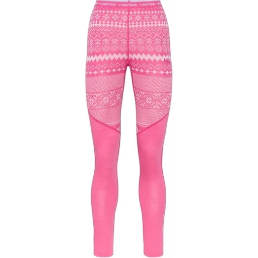 KARI TRAA LIVE Dámské merino kalhoty, růžová, velikost