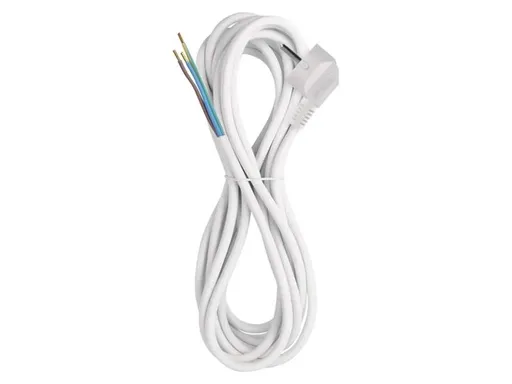 Flexo šňůra PVC 3x0,75mm 5m bílá S14375