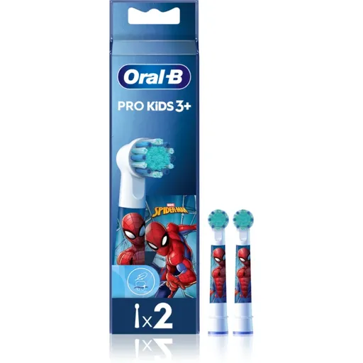 Oral-B PRO Kids 3+ náhradní hlavice pro zubní kartáček pro děti Spiderman 2 ks