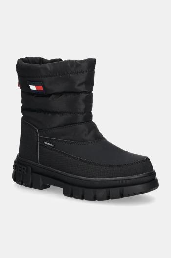 Dětské sněhule Tommy Hilfiger černá barva, T3X5-33715