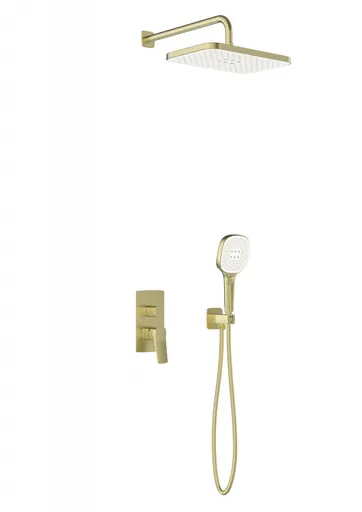 KFA Sada sprchová Malaga, podomítková, PVD broušené zlato 4529-501-31