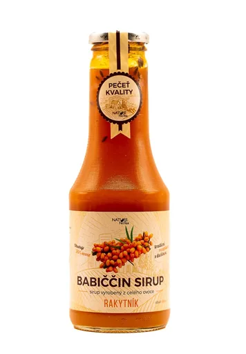 Nature Notea Babiččin sirup ovocný Rakytník 500 ml