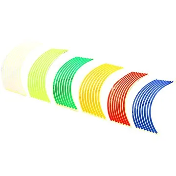 M-Style Reflexní celé proužky na kola motocyklu