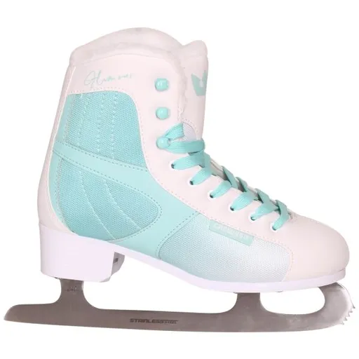 Crowned GLAMOUR JR Dívčí fashion lední brusle, bílá, velikost