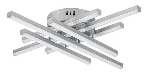 Rabalux Stříbrné stropní LED svítidlo Nayara 510mm 40W 3014