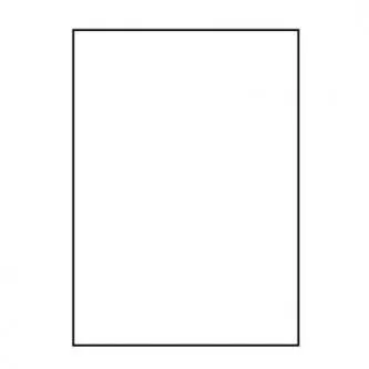 Logo etikety 210mm x 297mm, A4, matné, fluorescenční mix, 1 etiketa, 170g/m2, baleno po 10 ks, pro laserové tiskárny