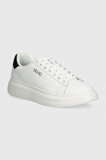 Kožené sneakers boty Liu Jo BIG 01 bílá barva, 7B4027PX474S1005