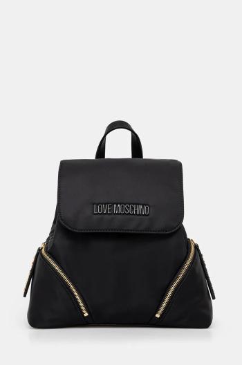 Batoh Love Moschino dámský, černá barva, malý, hladký, JC4382PP0L