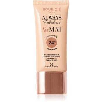 Bourjois Air Mat matující make-up odstín 02 Vanilla 30 ml