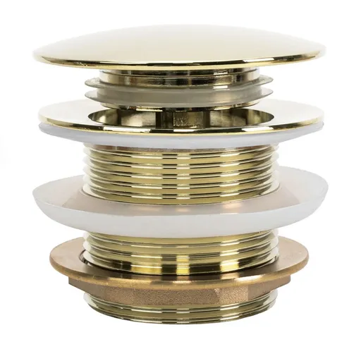 REA Univerzální vanová výpusť Click-clack Gold REA-W2015