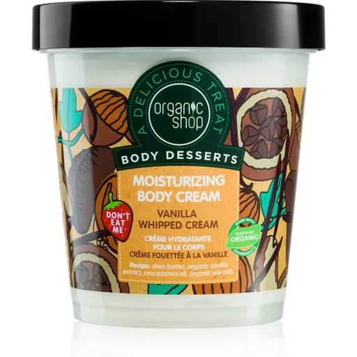 Organic Shop Body Desserts Vanilla hydratační tělový krém 450 ml