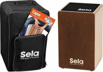 Sela Primera Brown Bundle Brown Dřevěný cajon