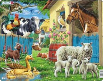 Puzzle Zvířata na farmě