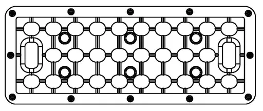 CENTURY SADA 3 čoček 50x90d pro svítidlo EXTREMA