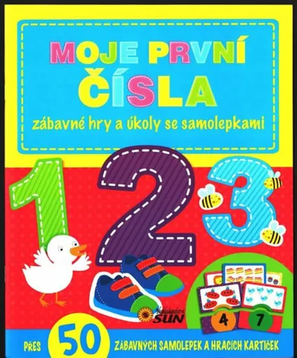 Moje první Čísla - zábavné úkloly a hry se samolepkami (poškozená)