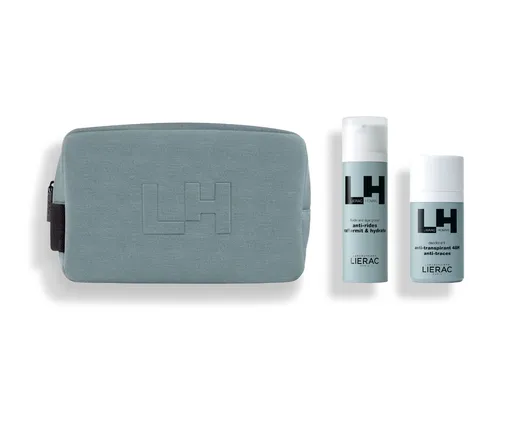 Lierac Homme Pleťový fluid a antiperspirant kosmetická sada pro muže 3 ks