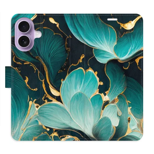 Flipové pouzdro iSaprio - Blue Flowers 02 - iPhone 17