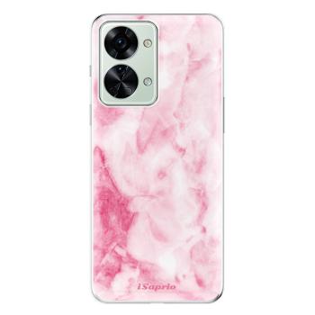 Odolné silikonové pouzdro iSaprio - RoseMarble 16 - OnePlus Nord 2T 5G