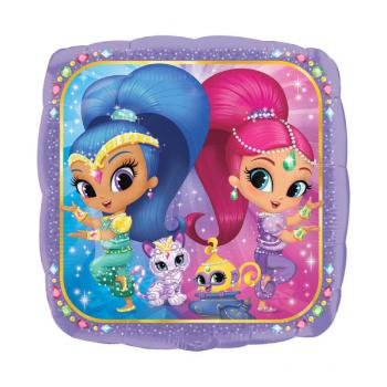 Amscan Fóliový balón - Shimmer & Shine čtverec 43 cm