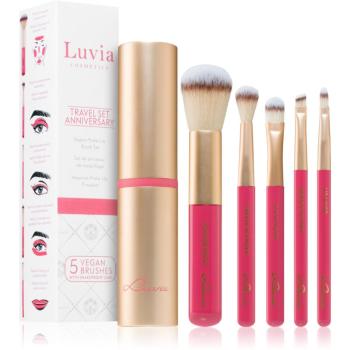 Luvia Cosmetics Prime Vegan Anniversary sada štětců s pouzdrem cestovní