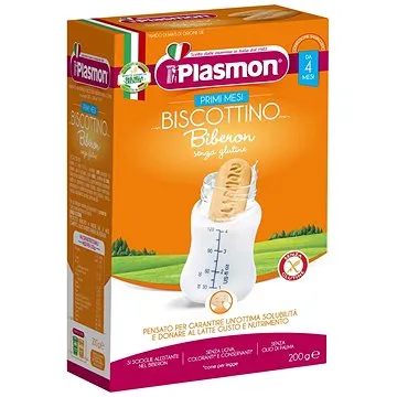 PLASMON moje první sušenky bezlepkové do lahvičky 200 g, 4m+ (8001040095454)