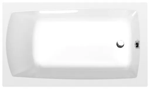 POLYSAN LILY obdélníková vana 120x70x39cm, bílá 25111