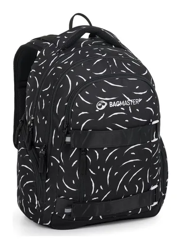 Batoh na notebook Bagmaster NOMAD 25 A Black/white