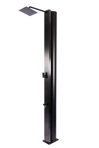 Hanscraft Solární sprcha LUXE s oplachem nohou (antracit / onyxová)