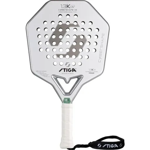 Stiga 1.3K ULTRA LW CYBERSHAPE Padelová raketa, bílá, velikost