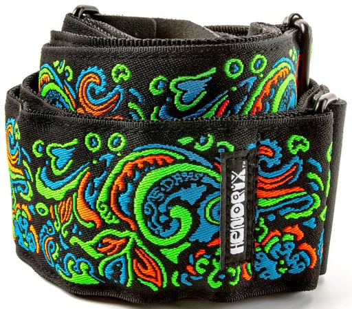 Dunlop Jimi Hendrix Blacklight Love Drops Blue Strap