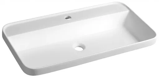 SAPHO BRAHEA umyvadlo zápustné, Rockstone, 75x39 cm, bílá mat BE775
