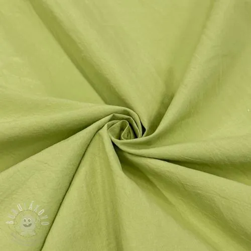 Bavlněná látka WASHED old lime