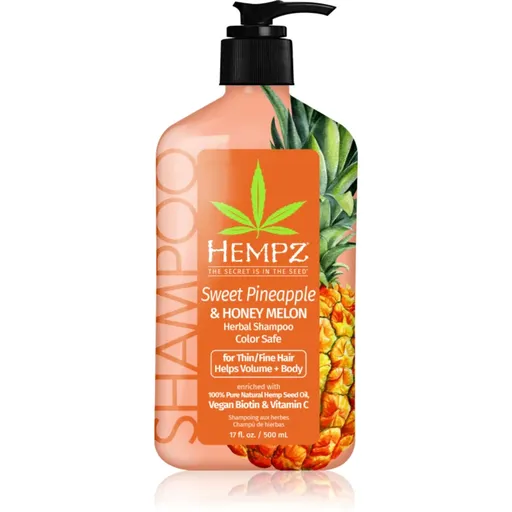 HEMPZ Sweet Pineapple Honey Melon hydratační šampon na vlasy 500 ml