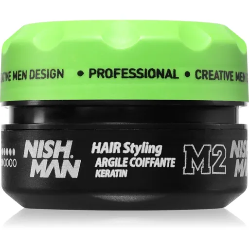 Nish Man M2 stylingový vosk pro krátké vlasy s keratinem 100 ml