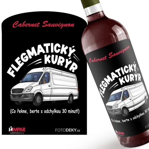 Víno Flegmatický kurýr (Druh Vína: Červené víno)