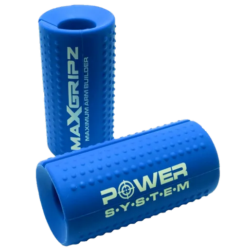 Power System Gripy na posilovací tyč MAX GRIPZ modré - XL