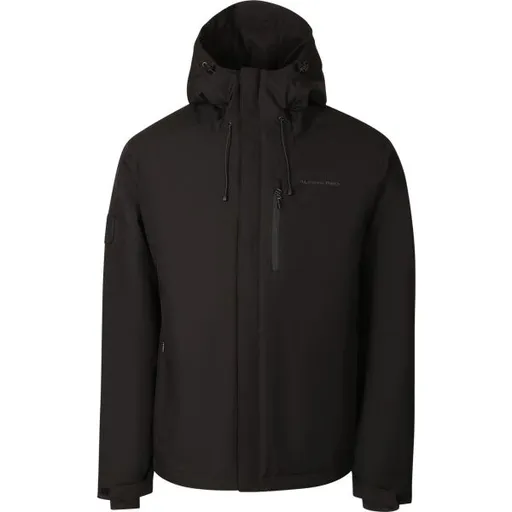 ALPINE PRO POGER Pánská zimní bunda, černá, velikost