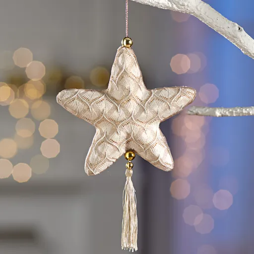 Textilní dekorace Hvězda