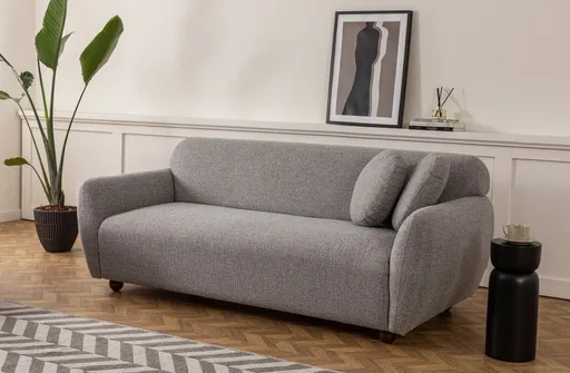 Trojmístná pohovka Eddy - Light Grey