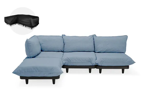 Zahradní sedací souprava paletti set large, více variant - Fatboy Barva: storm blue