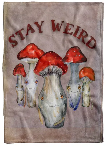 Deka Stay weird (Podšití beránkem: NE)