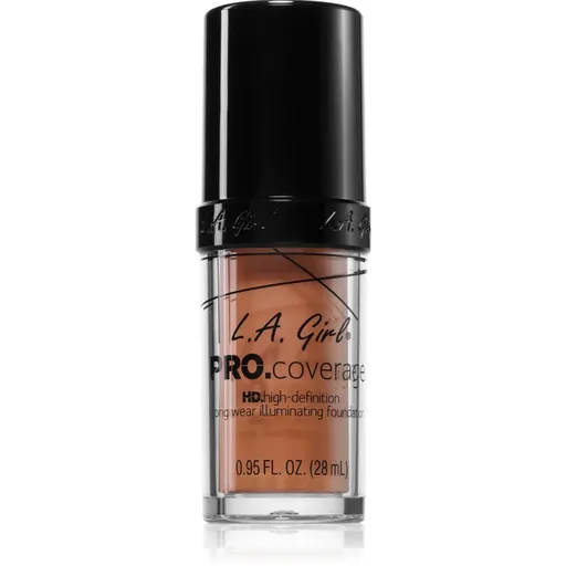 L.A. Girl Cosmetics PRO. Coverage rozjasňující tekutý make-up odstín Tan 28 ml