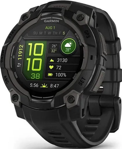 Garmin Instinct® 3 – 45 mm, AMOLED Černé s černým páskem 010-02936-00