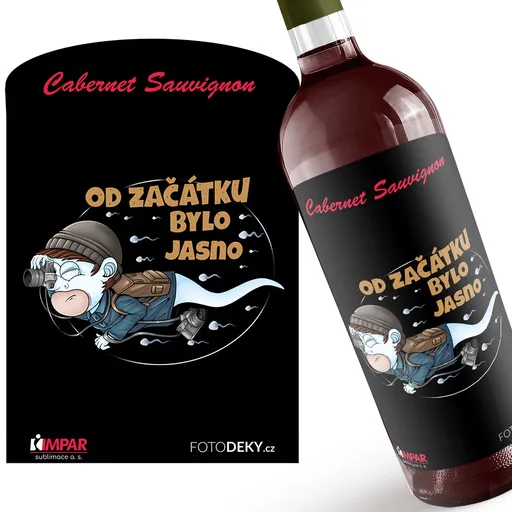 Víno Fotograf - spermie (Druh Vína: Červené víno)