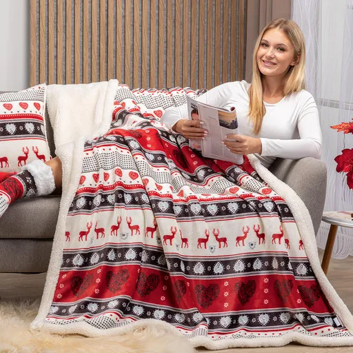 Beránková souprava s ponožkami SOPHIA 3 ks