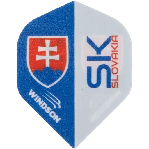 Windson SLOVAK 3 KS Letky na šipky, modrá, velikost