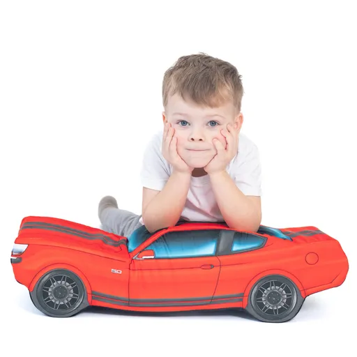 Plyšový Mustang (výběr barvy) (Barva mustanga: Červená, Velikost mustanga: XXL)