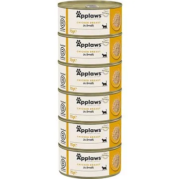 Applaws konzerva Kuřecí prsa 6 × 70 g (5060481891035)