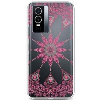 TopQ Kryt Vivo Y76 5G silikon Pink Mandala 72444 (Sun-72444)