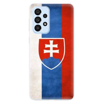 Odolné silikonové pouzdro iSaprio - Slovakia Flag - Samsung Galaxy A33 5G